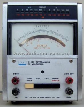 Autoranging AC Voltmeter M-175; NF Circuit Design (ID = 766818) Equipment