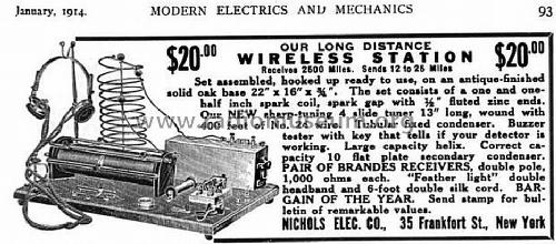 Long Distance Wireless Station ; Nichols Electric (ID = 1066758) Amat TRX