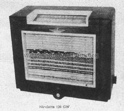 Nicolette 126GW; Niemann & Co., (ID = 257008) Radio