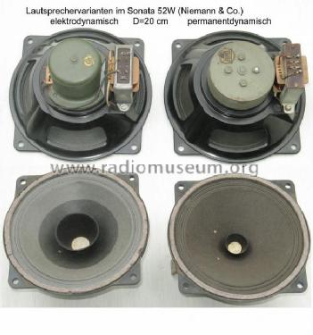 Sonata 52W; Niemann & Co., (ID = 121821) Radio