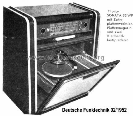 Sonata 52WP; Niemann & Co., (ID = 321140) Radio