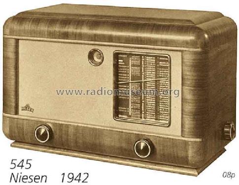 545 ; Niesen, (ID = 2068) Radio