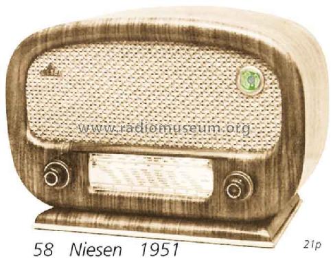 58; Niesen, (ID = 2085) Radio