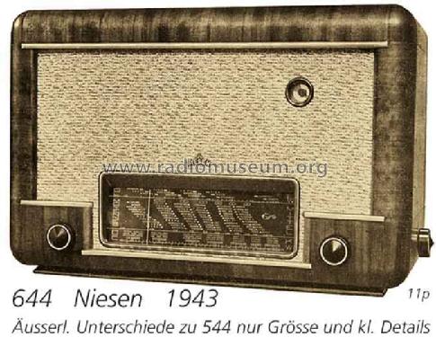 644; Niesen, (ID = 2072) Radio