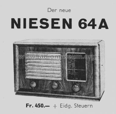 64A; Niesen, (ID = 947311) Radio