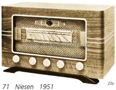 71; Niesen, (ID = 2087) Radio