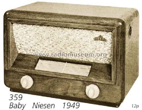 Baby 359; Niesen, (ID = 2079) Radio