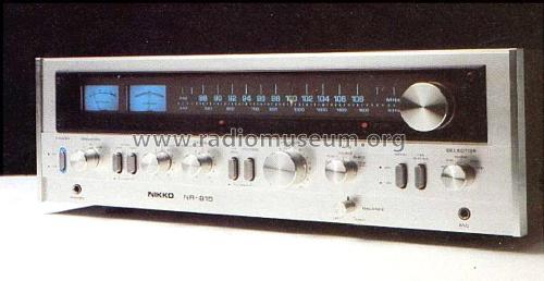 AM/FM Stereo Receiver NR-815; Nikko Electric (ID = 2517463) Radio