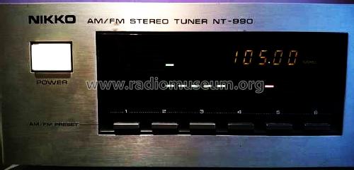 AM/FM Stereo Tuner NT-990; Nikko Electric (ID = 1639600) Radio
