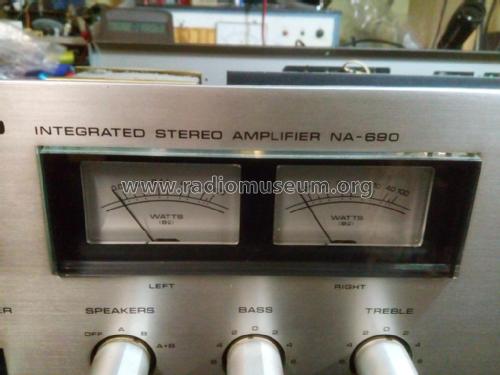 Integrated stereo amplifier NA-690; Nikko Electric (ID = 2516717) Ampl/Mixer