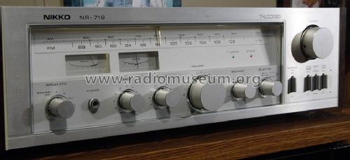 AM/FM Stereo Receiver NR-719; Nikko Electric (ID = 1523314) Radio