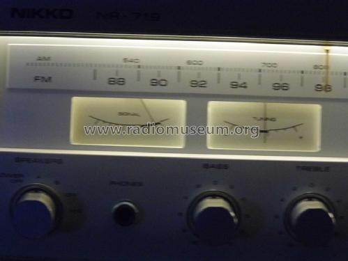 AM/FM Stereo Receiver NR-719; Nikko Electric (ID = 1523316) Radio