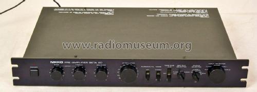 Pre-Amplifier Beta 20; Nikko Electric (ID = 2010024) Ampl/Mixer
