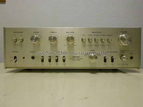 Stereo Amplifier TRM-600; Nikko Electric (ID = 2178576) Ampl/Mixer