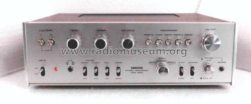 Stereo Amplifier TRM-600; Nikko Electric (ID = 2530381) Ampl/Mixer