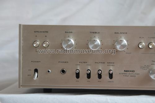 Stereo Amplifier TRM-600; Nikko Electric (ID = 1859924) Ampl/Mixer