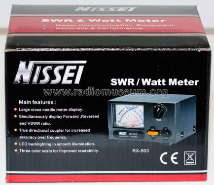 SWR/Watt Meter RC-503; Nissei Sokki Co. Ltd (ID = 1973569) Equipment