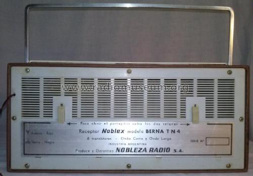 Berna TN4; Noblex Argentina SA; (ID = 1763513) Radio
