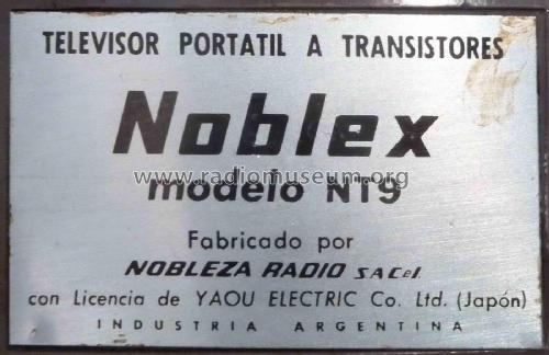 NT9; Noblex Argentina SA; (ID = 1838068) Television