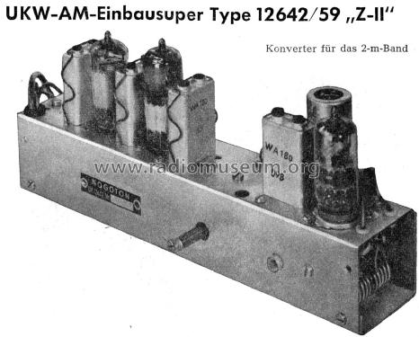 UKW-AM-Einbausuper 12642/59 Z-II; Nogoton, (ID = 2523261) Adapteur