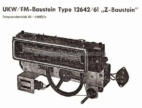 UKW/FM-Baustein 12642/61 Z-Baustein; Nogoton, (ID = 310797) Radio