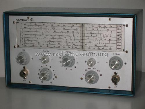 RF-Signal Generator Model 41; Nombrex Ltd., (ID = 1526392) Ausrüstung