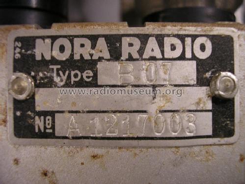 B07; Nora; Berlin (ID = 1359287) Radio