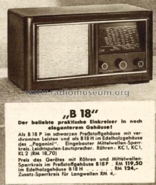 B18; Nora; Berlin (ID = 489698) Radio