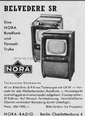 Belvedere SR; Nora; Berlin (ID = 403383) TV Radio