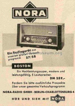 Boston ; Nora, Aron, (ID = 729109) Radio