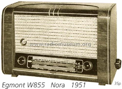 Egmont W855; Nora; Berlin (ID = 708296) Radio