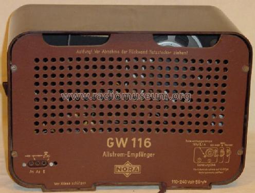 GW116 ; Nora; Berlin (ID = 20153) Radio