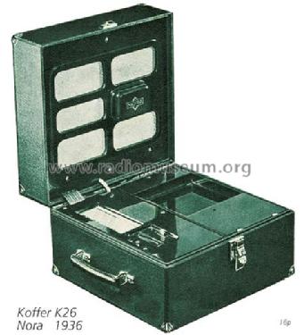 Koffer K26; Nora; Berlin (ID = 558) Radio