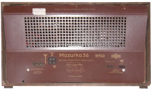 Mazurka 56 W940 5L; Nora; Berlin (ID = 473836) Radio
