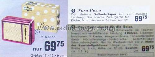 Picco ; Nora; Berlin (ID = 821690) Radio