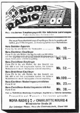Form PN1b; Nora; Berlin (ID = 3666) Radio