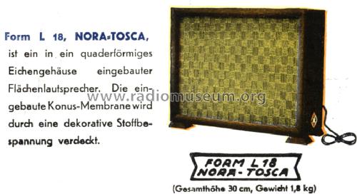 Tosca L18; Nora; Berlin (ID = 981740) Speaker-P
