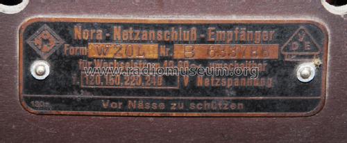 W20L; Nora; Berlin (ID = 689209) Radio