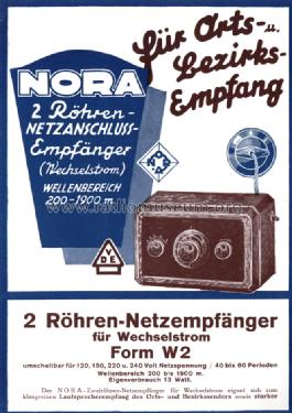 W2 'Brikett' ; Nora; Berlin (ID = 981884) Radio