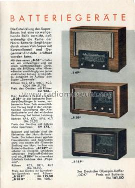 B18; Nora, Aron, (ID = 2029209) Radio