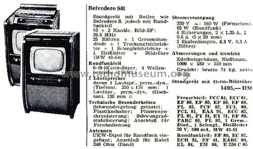 Belvedere SR; Nora; Berlin (ID = 2795010) TV Radio