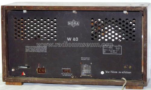 Exportsuper W40; Nora; Berlin (ID = 1629595) Radio