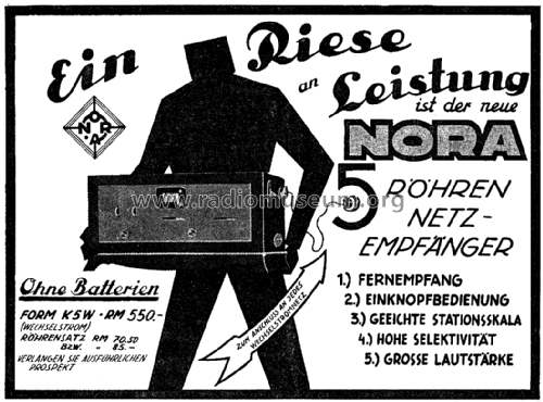 K5W; Nora; Berlin (ID = 1774399) Radio