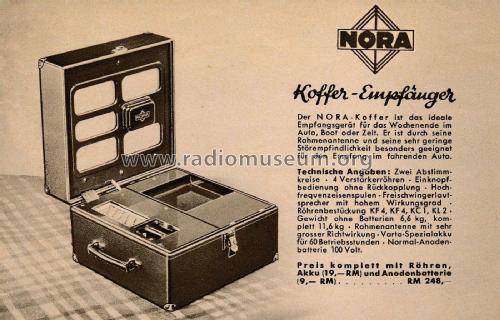 Koffer K26; Nora; Berlin (ID = 2522792) Radio