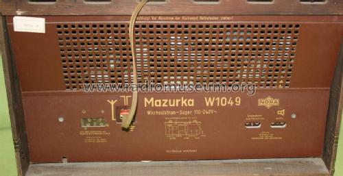 Mazurka W1049; Nora; Berlin (ID = 1498724) Radio