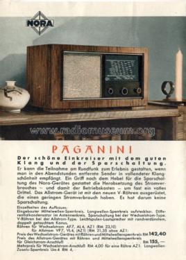 Paganini GW18; Nora; Berlin (ID = 2029197) Radio