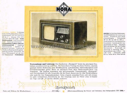 Rheingold GW26; Nora; Berlin (ID = 1858185) Radio