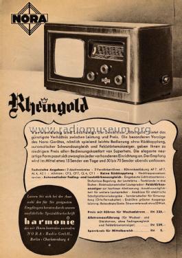 Rheingold GW26; Nora; Berlin (ID = 2522801) Radio