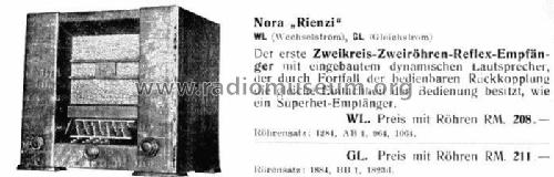 Rienzi W220L; Nora; Berlin (ID = 2675026) Radio