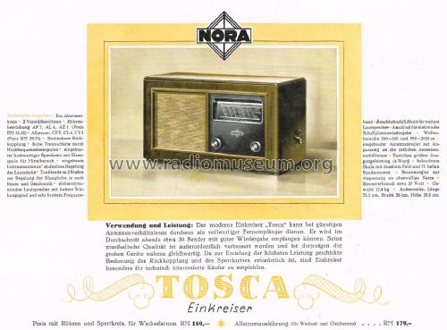 Tosca GW16; Nora; Berlin (ID = 1858181) Radio